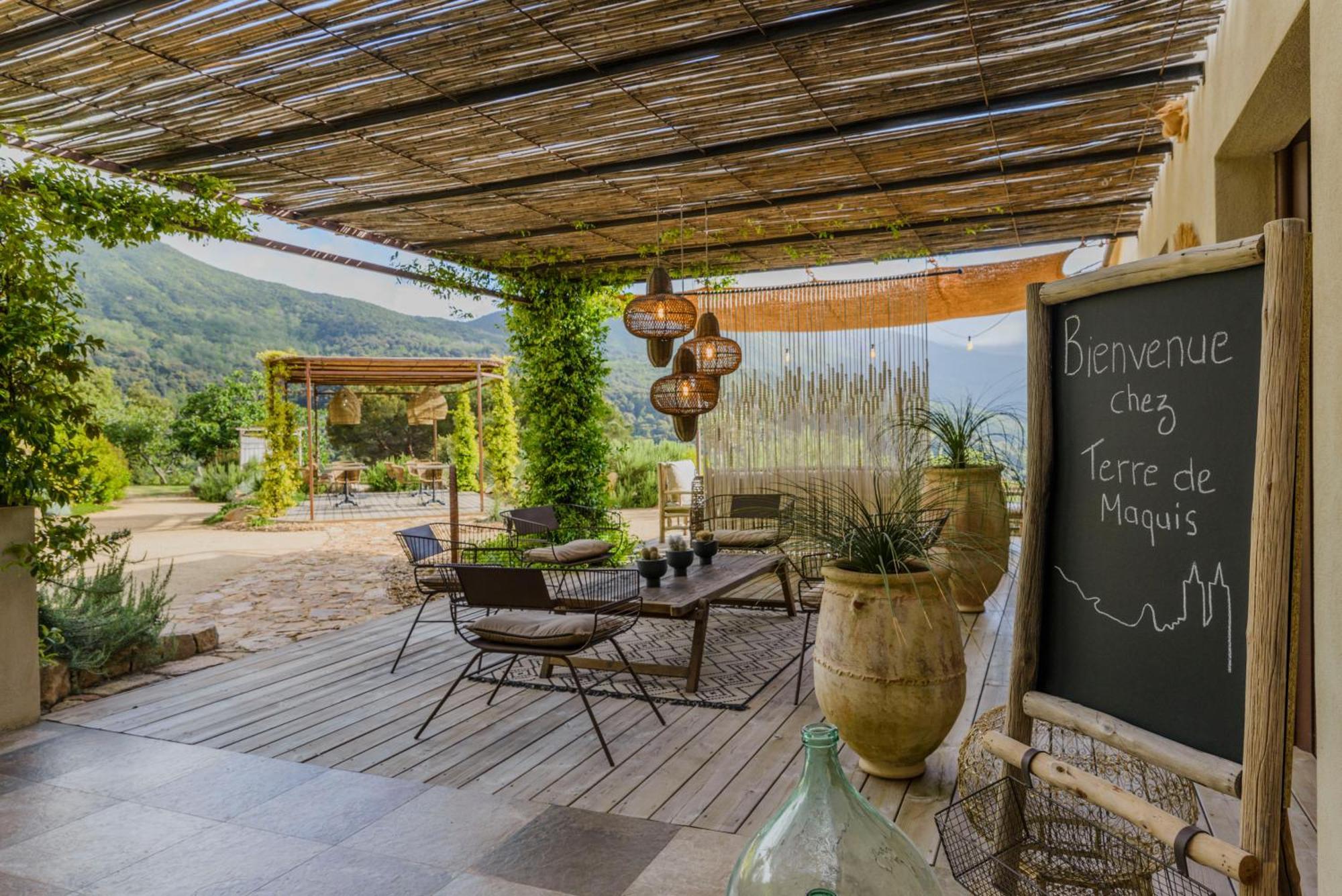 Terre De Maquis, Maison D'Hotes Vue Mer Corse Sari-D'orcino Ngoại thất bức ảnh