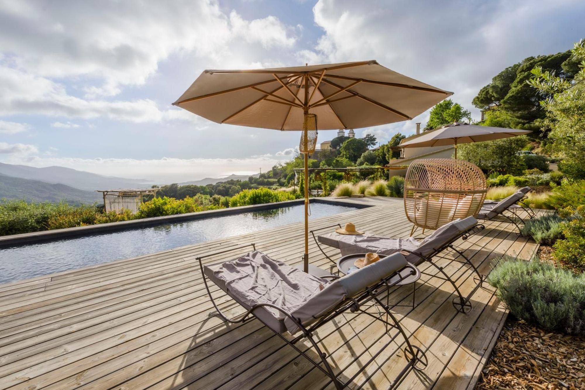 Terre De Maquis, Maison D'Hotes Vue Mer Corse Sari-D'orcino Ngoại thất bức ảnh