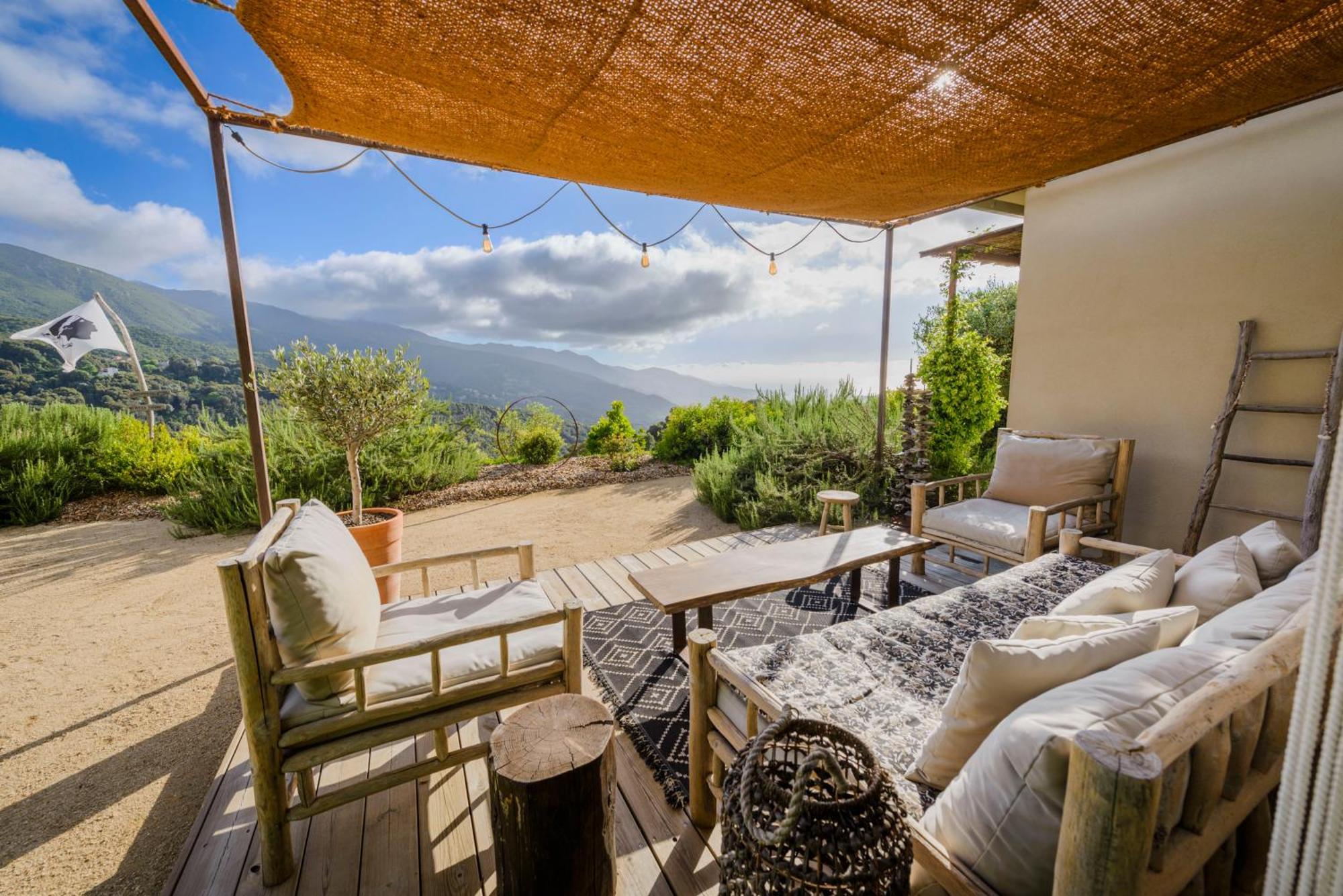 Terre De Maquis, Maison D'Hotes Vue Mer Corse Sari-D'orcino Ngoại thất bức ảnh