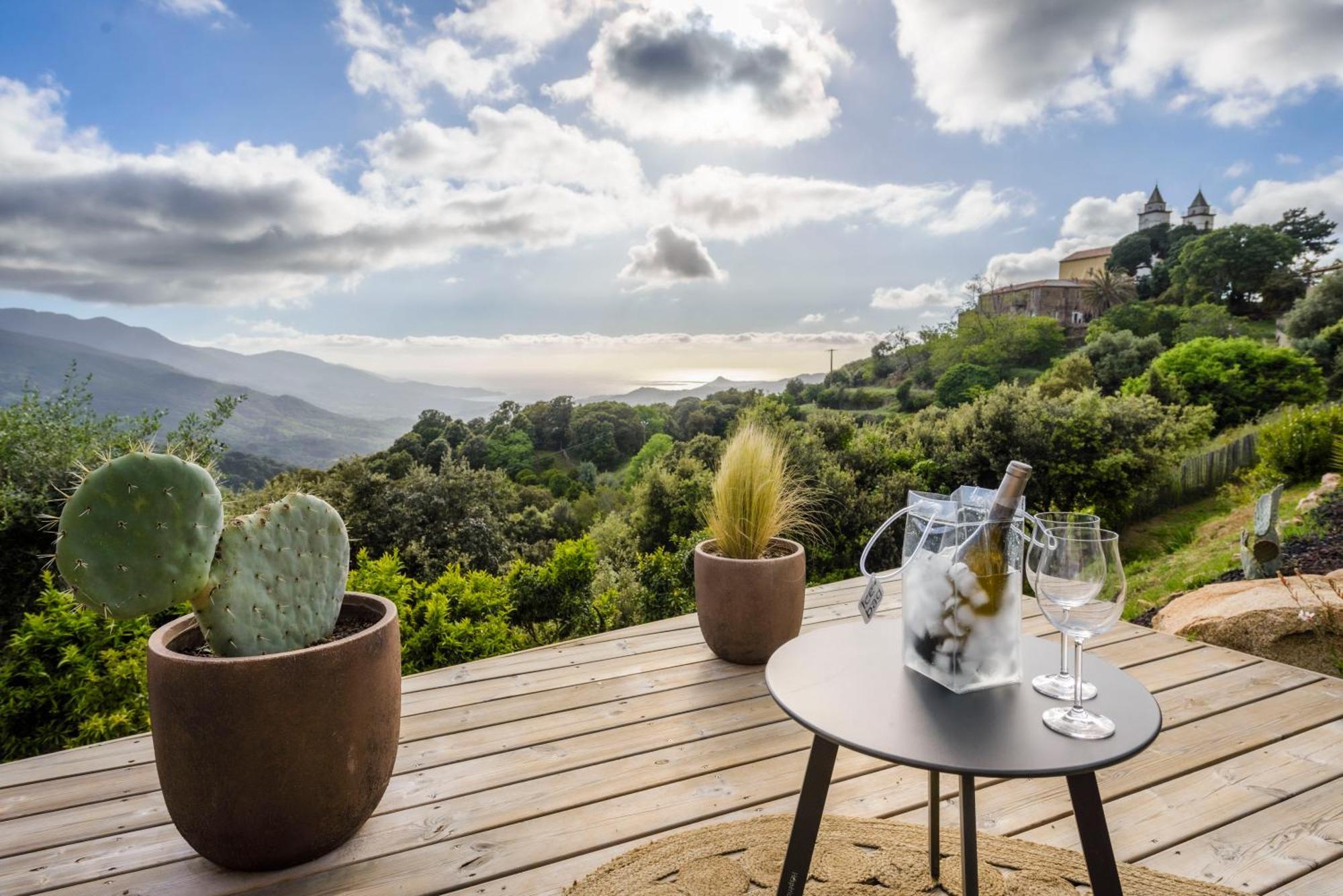 Terre De Maquis, Maison D'Hotes Vue Mer Corse Sari-D'orcino Ngoại thất bức ảnh