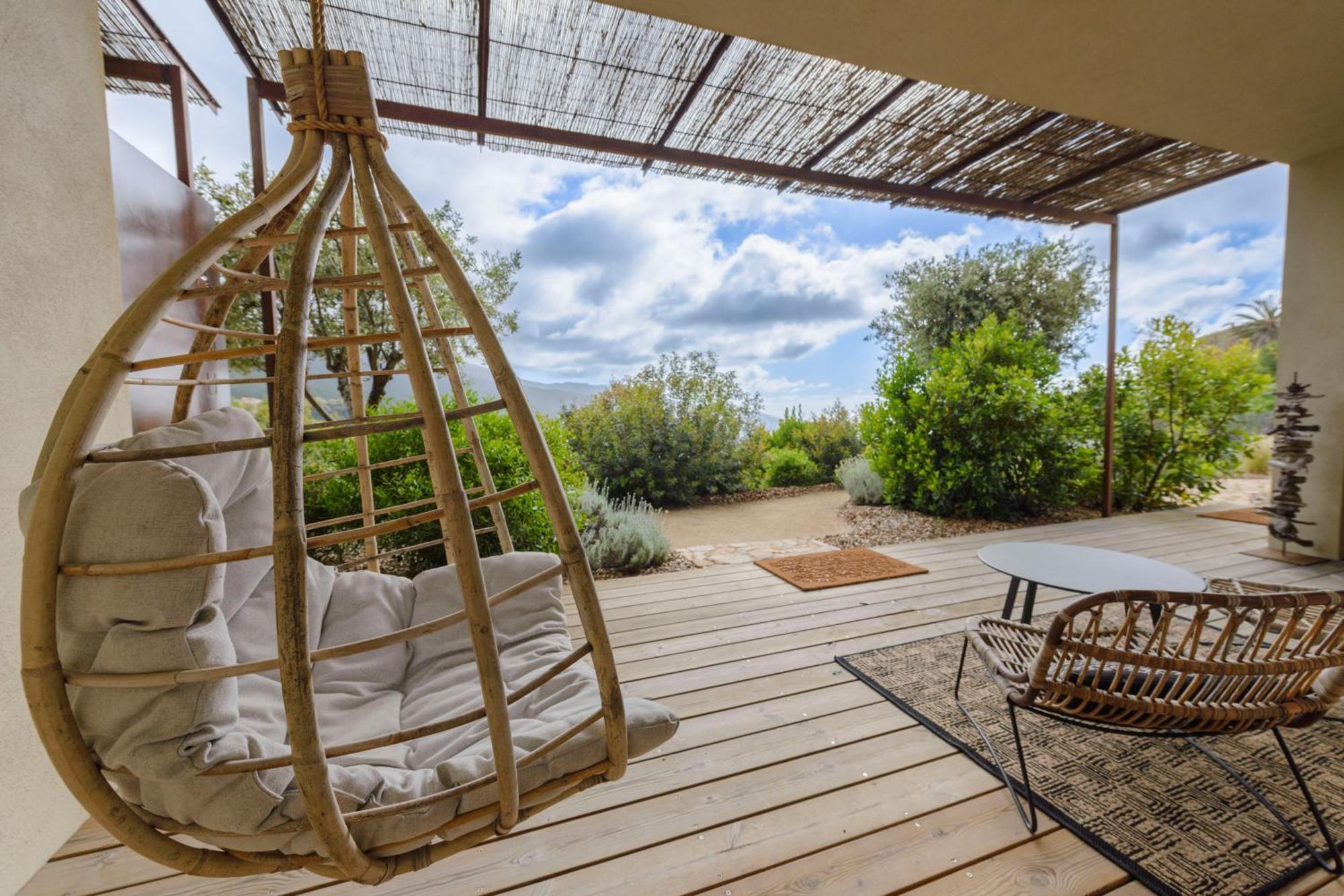 Terre De Maquis, Maison D'Hotes Vue Mer Corse Sari-D'orcino Ngoại thất bức ảnh