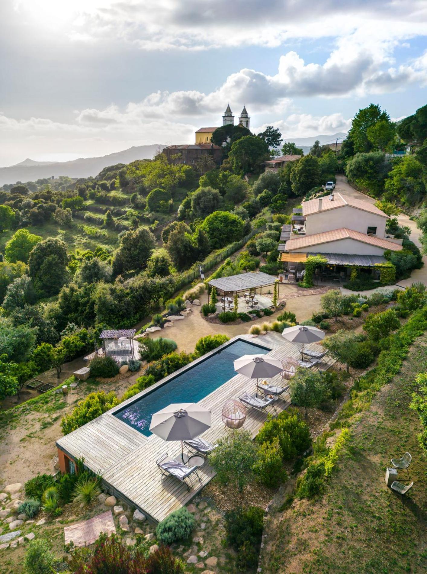 Terre De Maquis, Maison D'Hotes Vue Mer Corse Sari-D'orcino Ngoại thất bức ảnh
